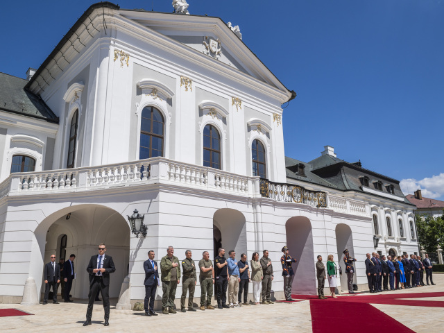 Zelenskyj, čaputová, prezidentský palác