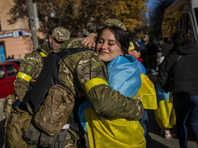 APTOPIX Russia Ukraine War cherson oslobodenie