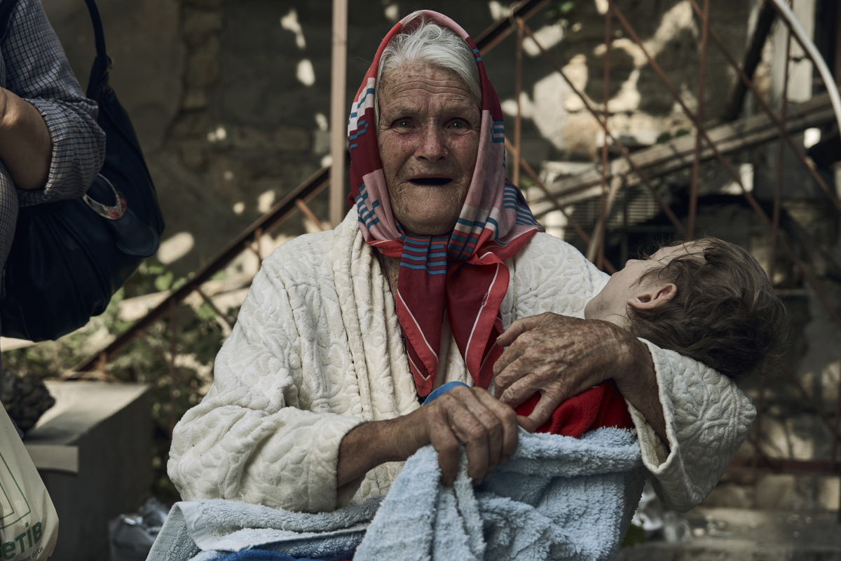 Russia Ukraine War priehrada evakuácia