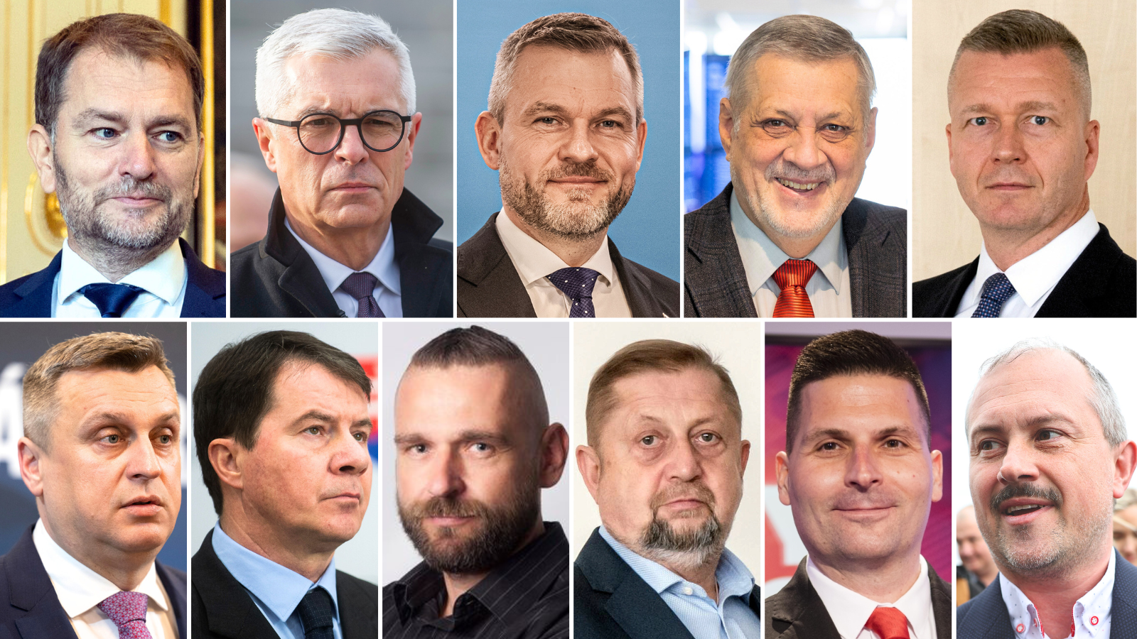 Všetkých 11 kandidátov v prezidentských voľbách 2024.