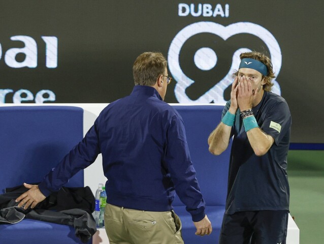 Andrej Rubľov, tenis, dubaj, rozhodca