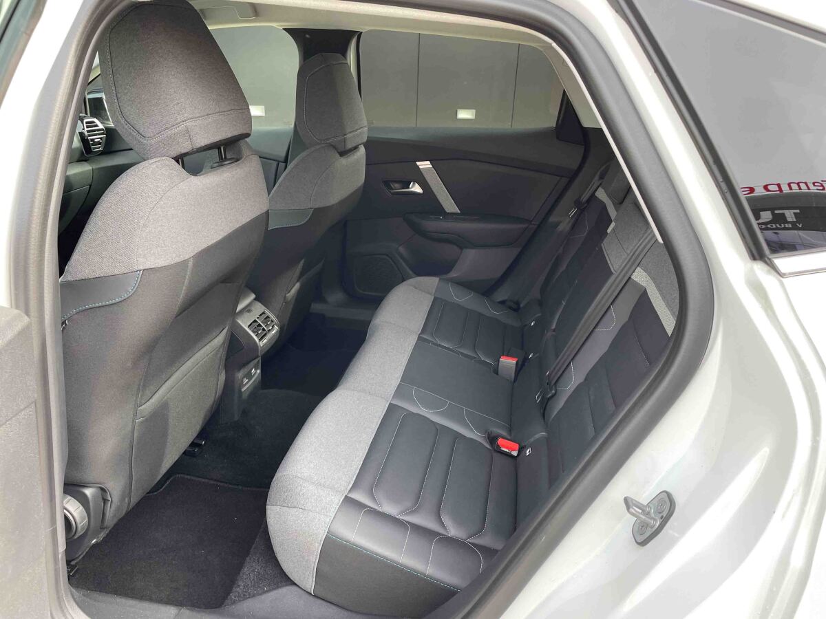 Citroen e-C4X - test spotreby zimy 2024