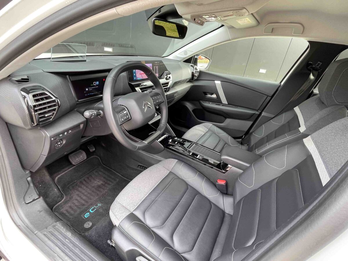 Citroen e-C4X - test spotreby zimy 2024