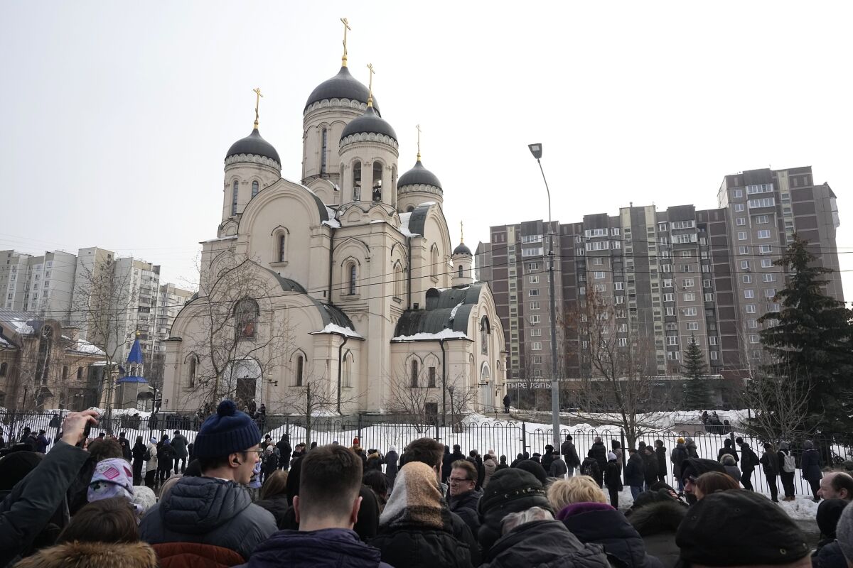 Rusko opozícia Navaľnyj pohreb