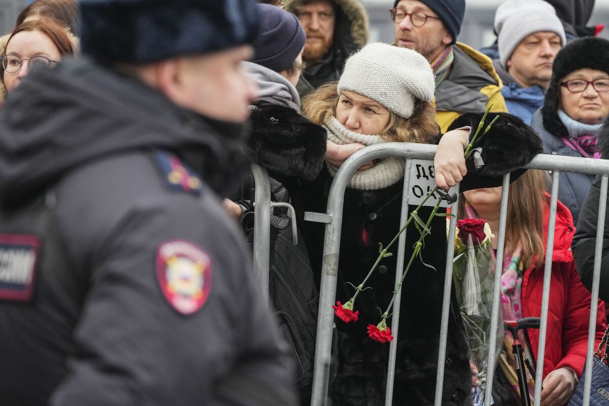 Rusko opozícia Navaľnyj pohreb