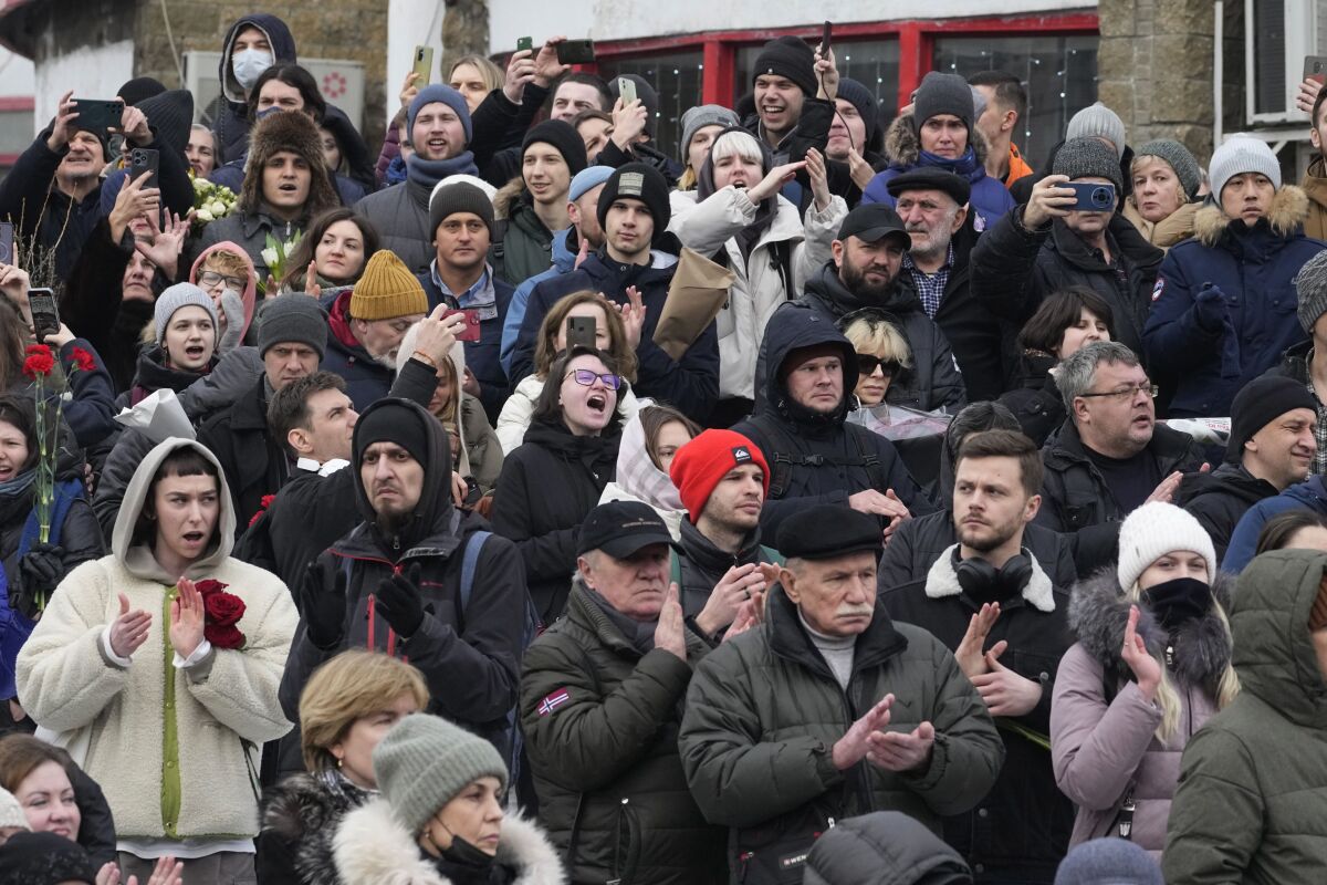 Rusko opozícia Navaľnyj pohreb