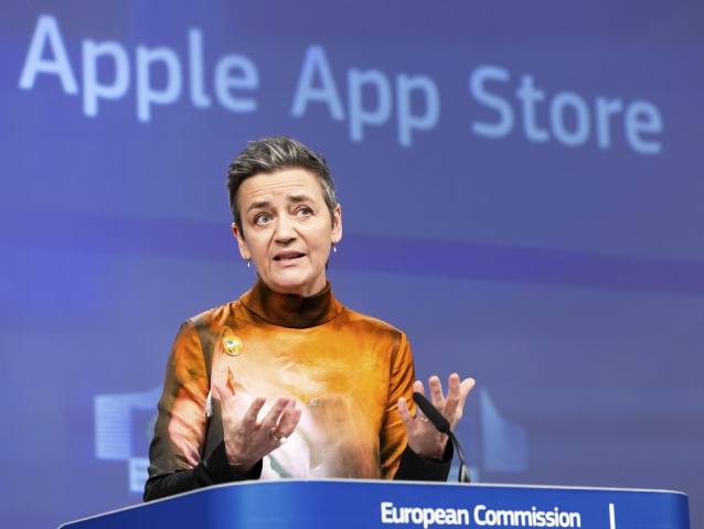 Margrethe Vestagerová, Apple