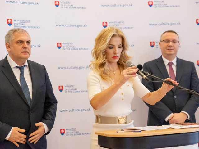 Ministerka kultúry Martina Šimkovičová