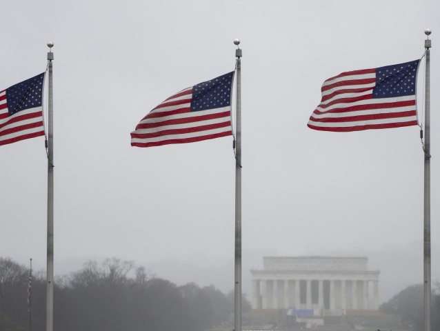 USA / Americká vlajka /