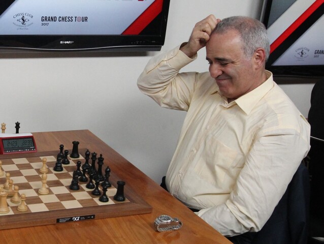 Garry Kasparov, šachovnica