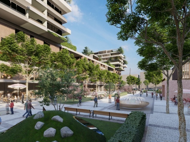 Nové centrum Ružinova vizualizácia
