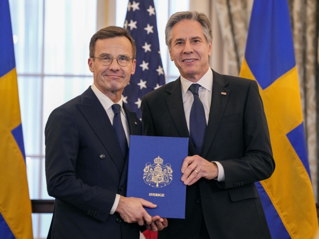 Ulf Kristersson / Antony Blinken /