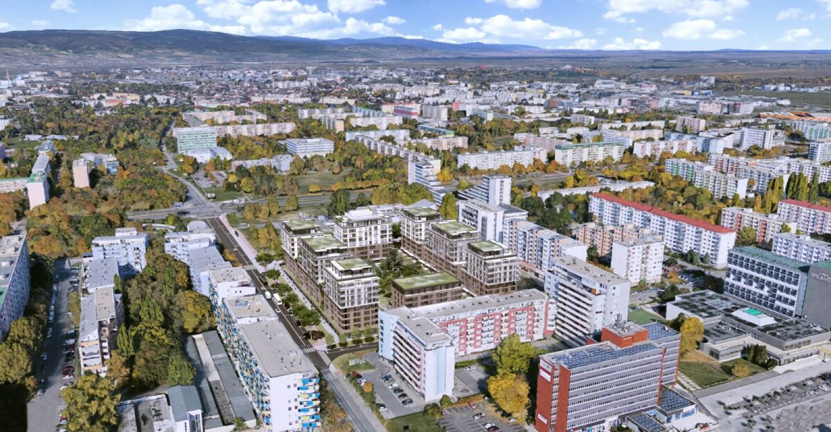 Nové centrum Ružinova vizualizácia