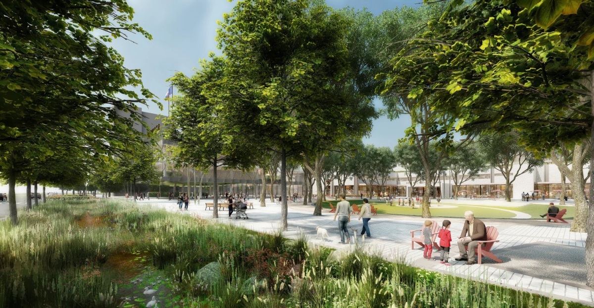 Nové centrum Ružinova vizualizácia