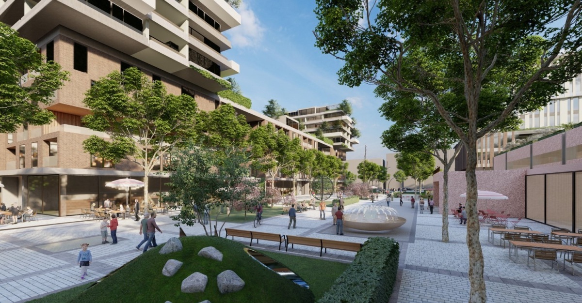 Nové centrum Ružinova vizualizácia