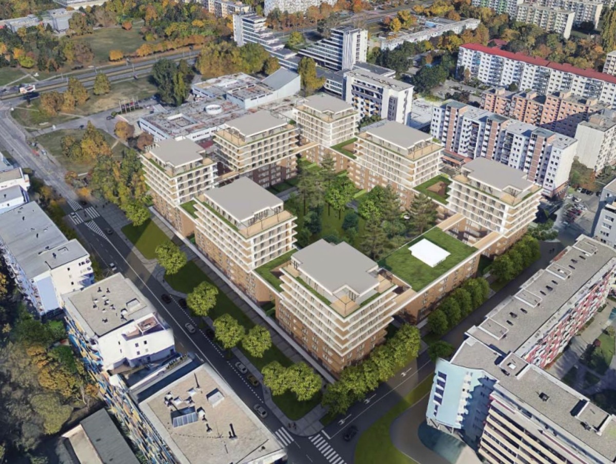 Nové centrum Ružinova vizualizácia