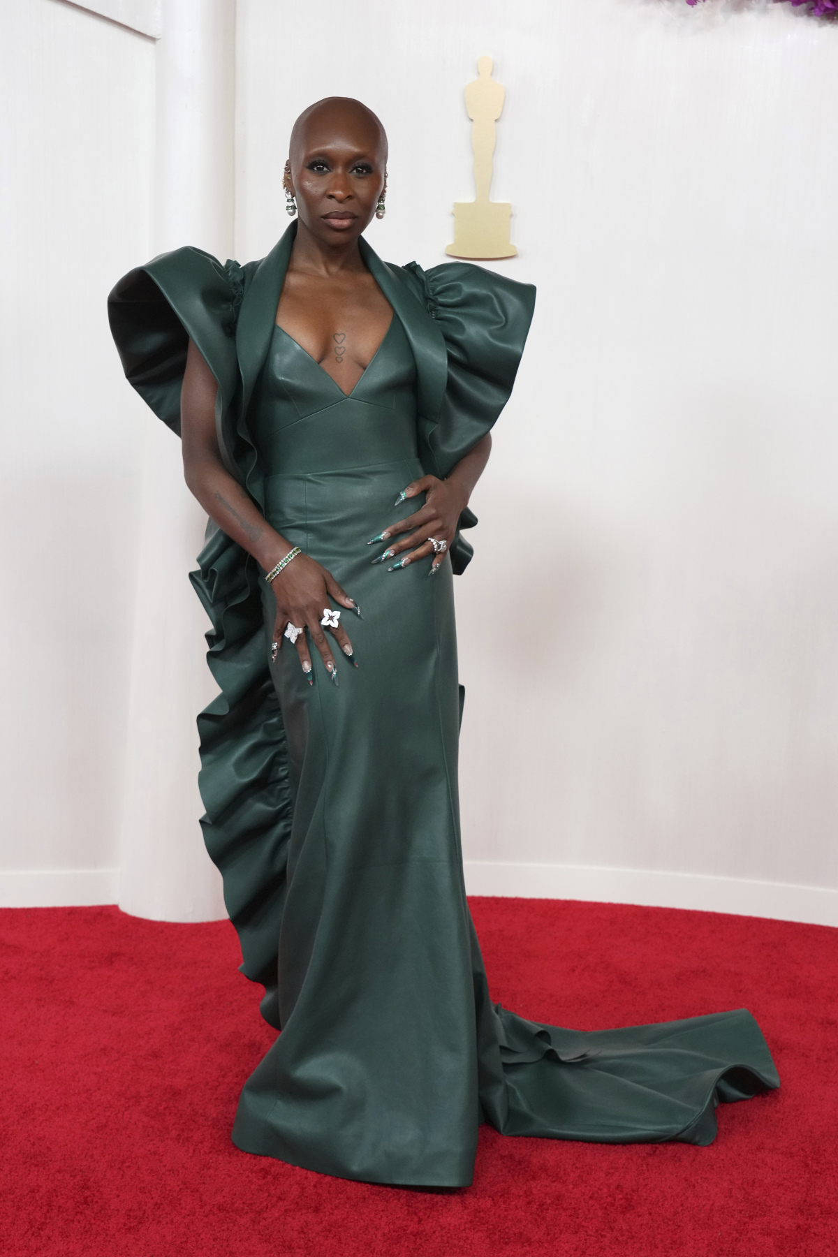 Herečka a speváčka Cynthia Erivo v kreácii Louis Vuitton.