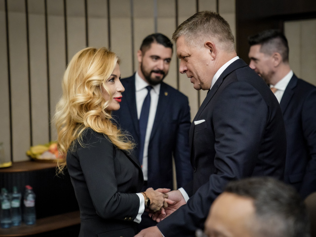 Martina Šimkovičová / Robert Fico /