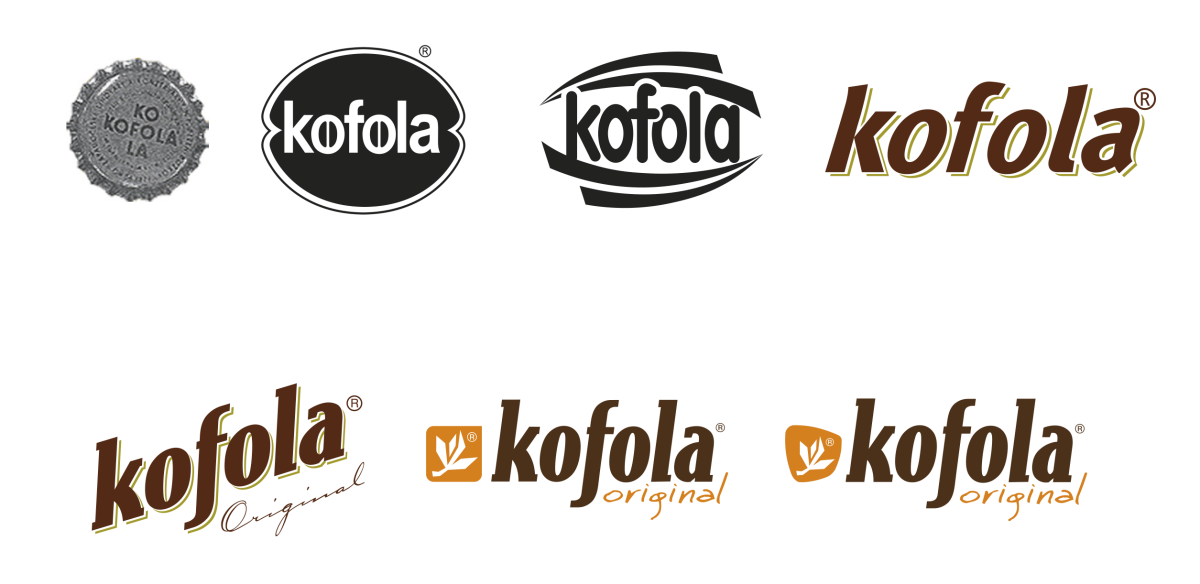 kofola historické logá