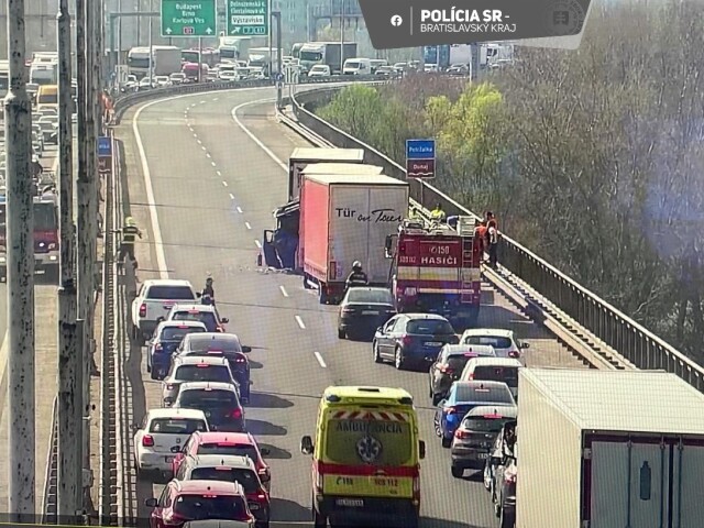 nehoda Bratislava autá doprava
