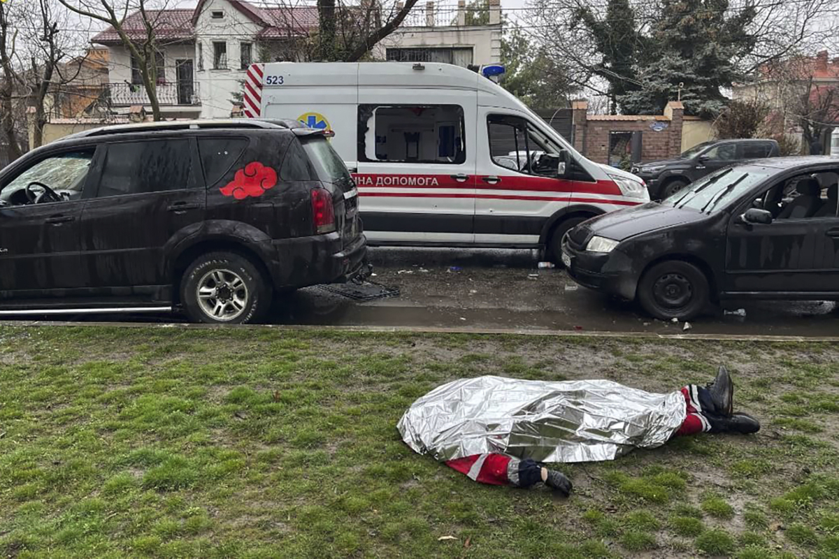 vojna na Ukrajine, hasiči, ruský útok, Odesa, bombardovanie