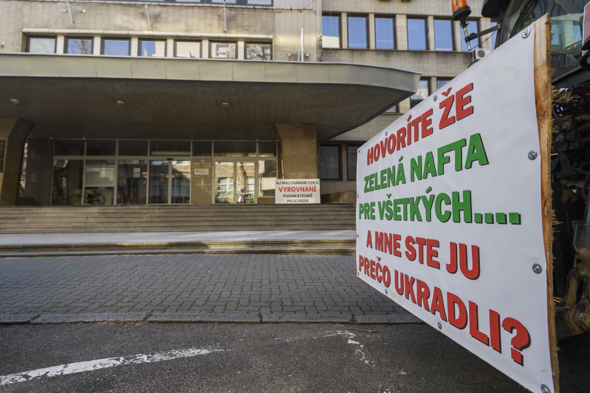 SR MPRV farmári poľnohospodári protesty BAX