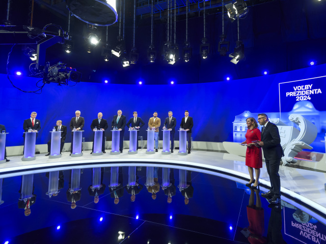 SR voľby24 prezident kandidáti debata 1. kolo BAX