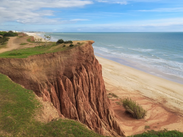 Praia da Falésia, pláž, Portugalsko, dovolenka, cestovanie, more, oceán, piesok
