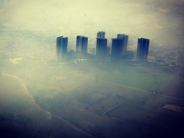 Dillí, smog, znečistenie, vzduch, ovzdušie, India,