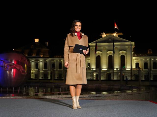 Prezident 2024 Volebná noc Zuzana Čimová