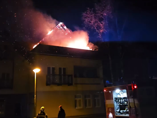 požiar