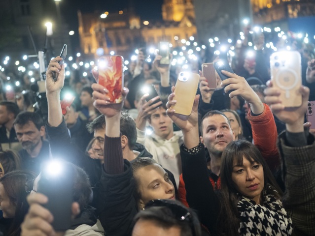 Maďarsko, protest, opozícia, Budapešť