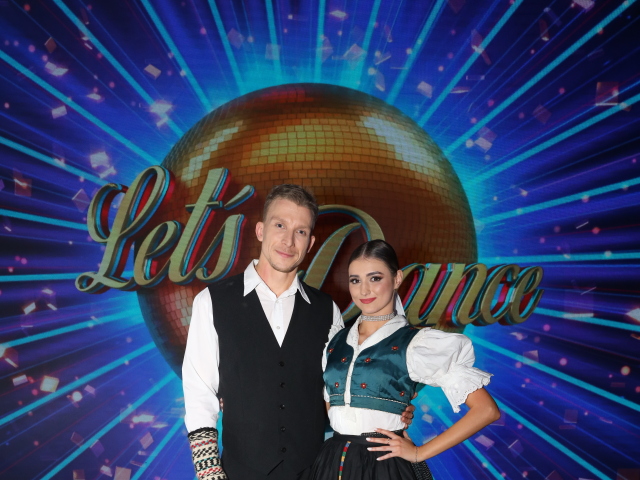 Herec Juraj Bača a Patrícia Piešťanská v piatom kole Let's Dance.