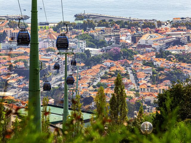 Madeira, Funchal, lanovka