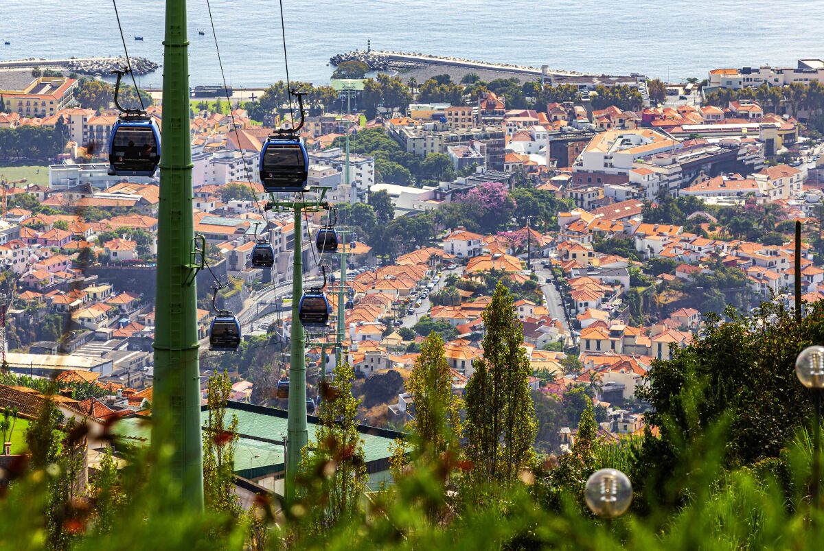 Madeira, Funchal, lanovka