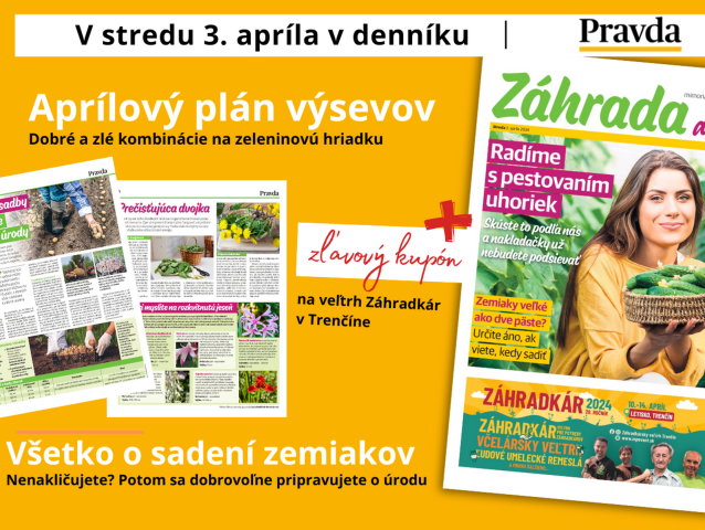príloha Záhrada a hobby apríl