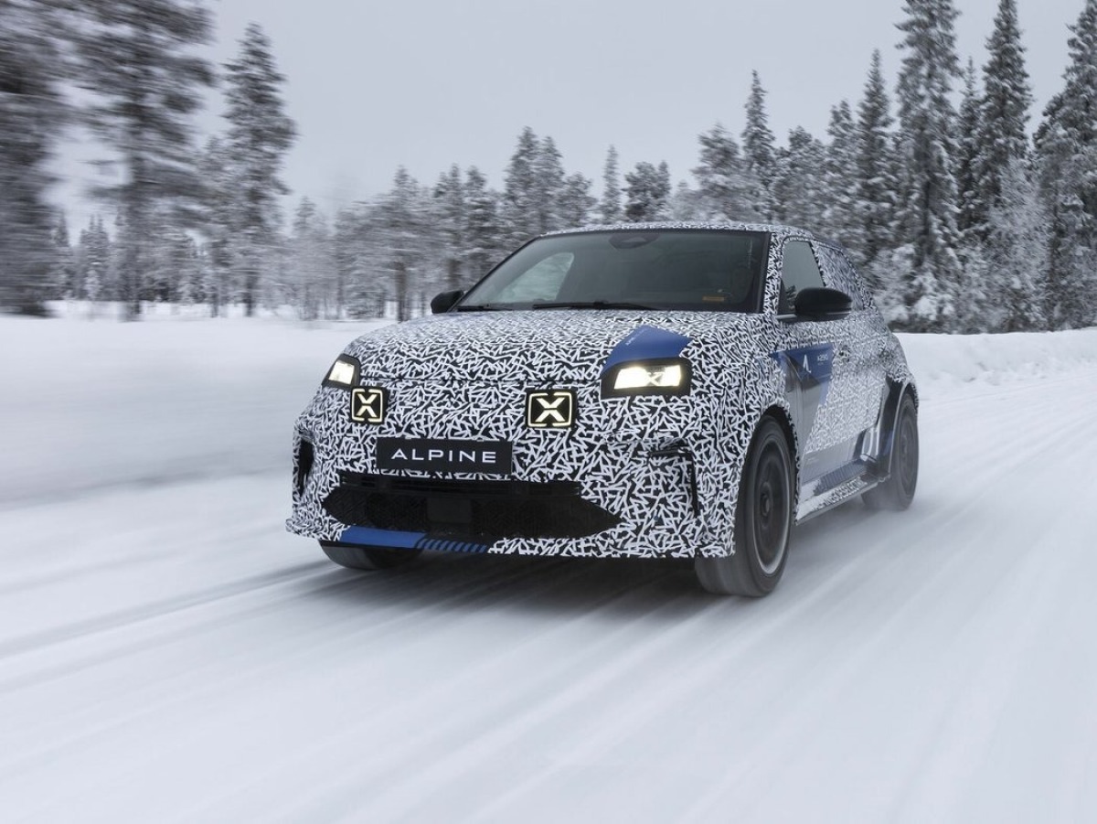 Alpine A290 - testovací prototyp 2024