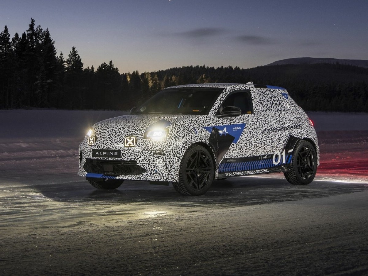 Alpine A290 - testovací prototyp 2024