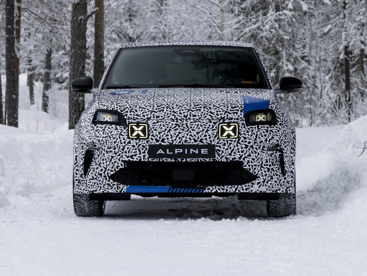Alpine A290 - testovací prototyp 2024