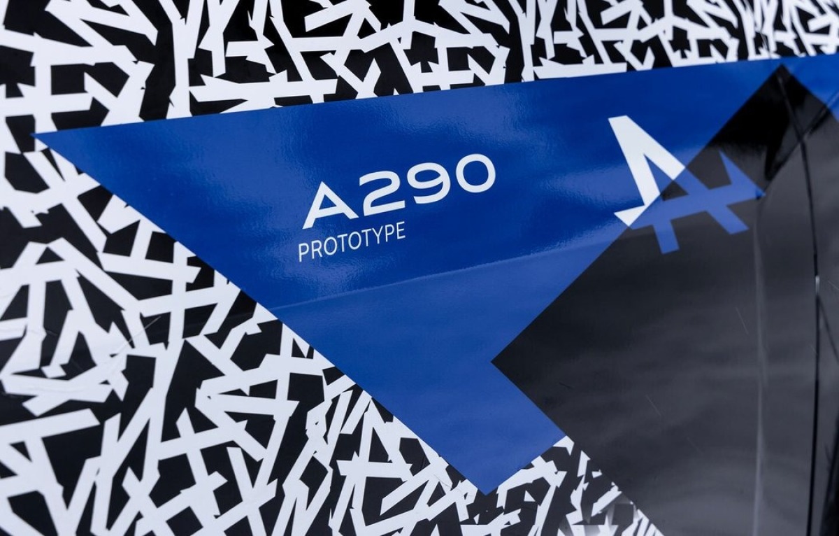 Alpine A290 - testovací prototyp 2024