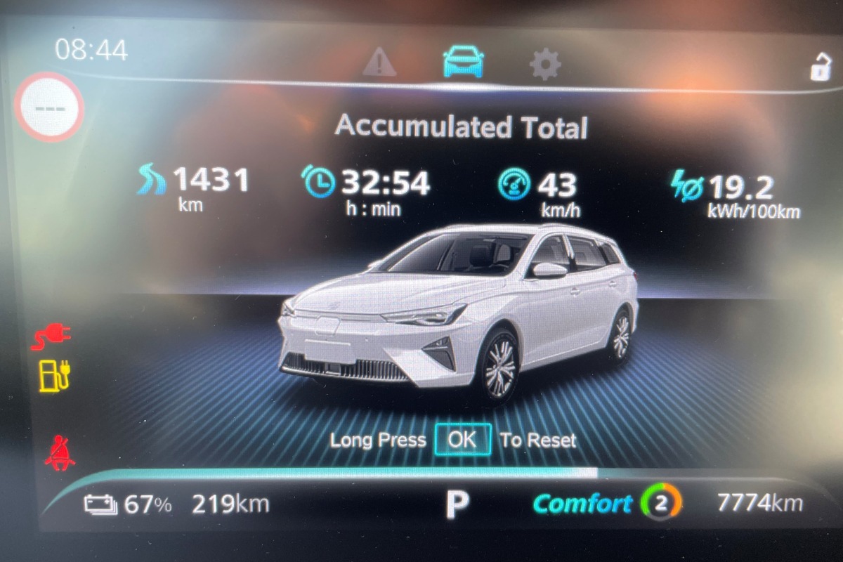 MG5 Electric - test 2024