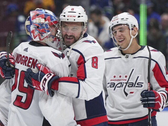 Charlie Lindgren, Alexander Ovečkin, Martin Fehérváry