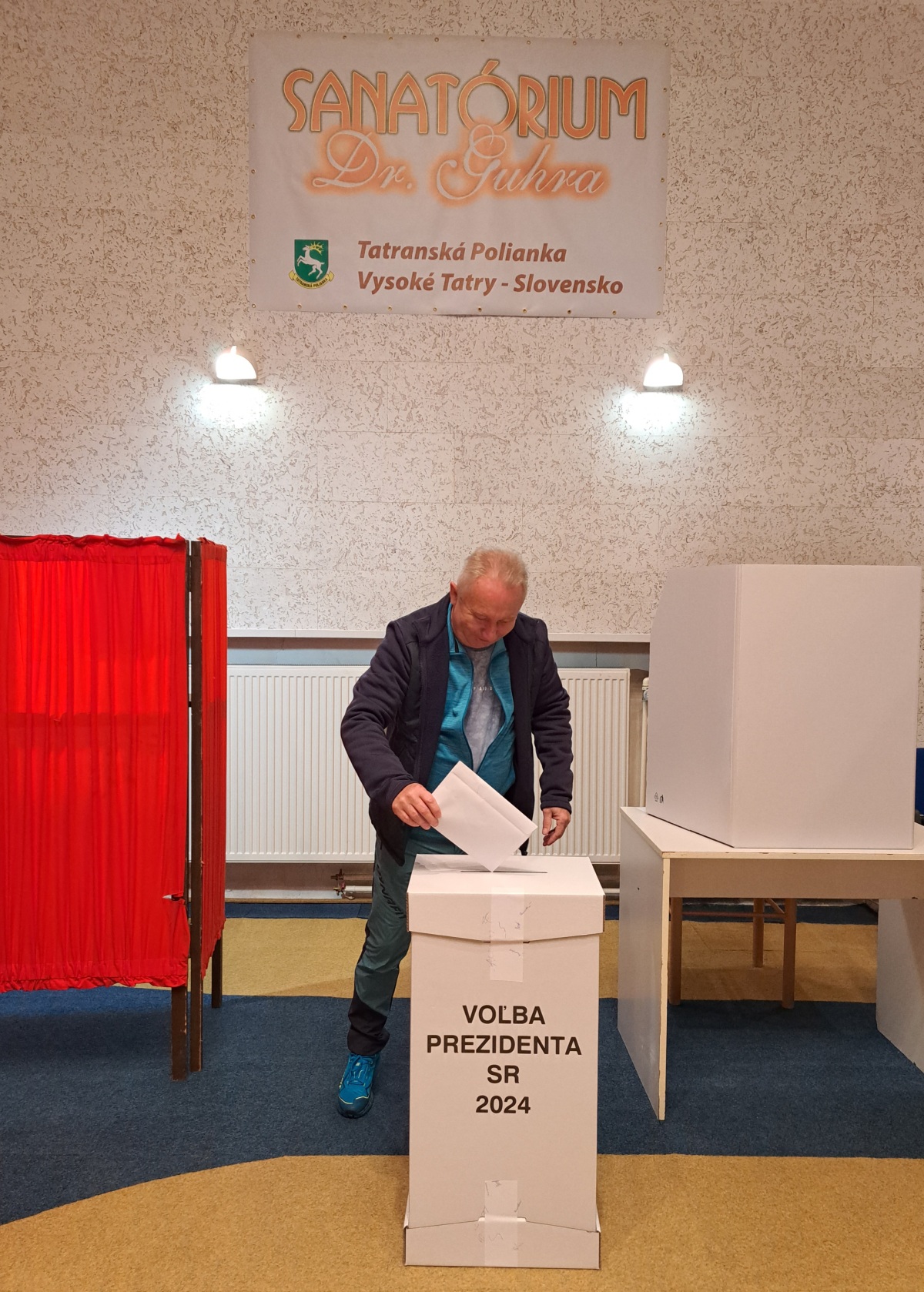 SR voľby24 prezident voľby 2. kolo Tatry sanatórium POX