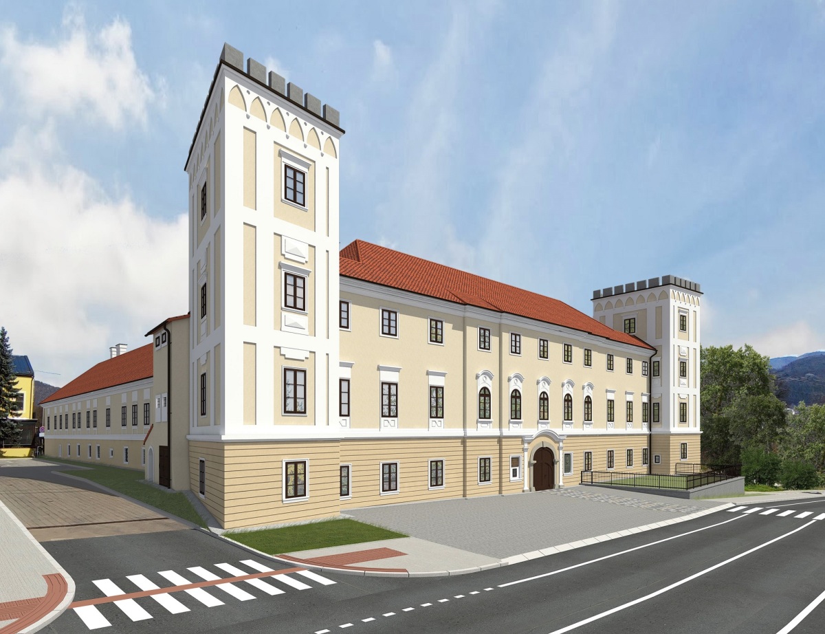 kaštieľ, Žiar nad Hronom, vizualizácia