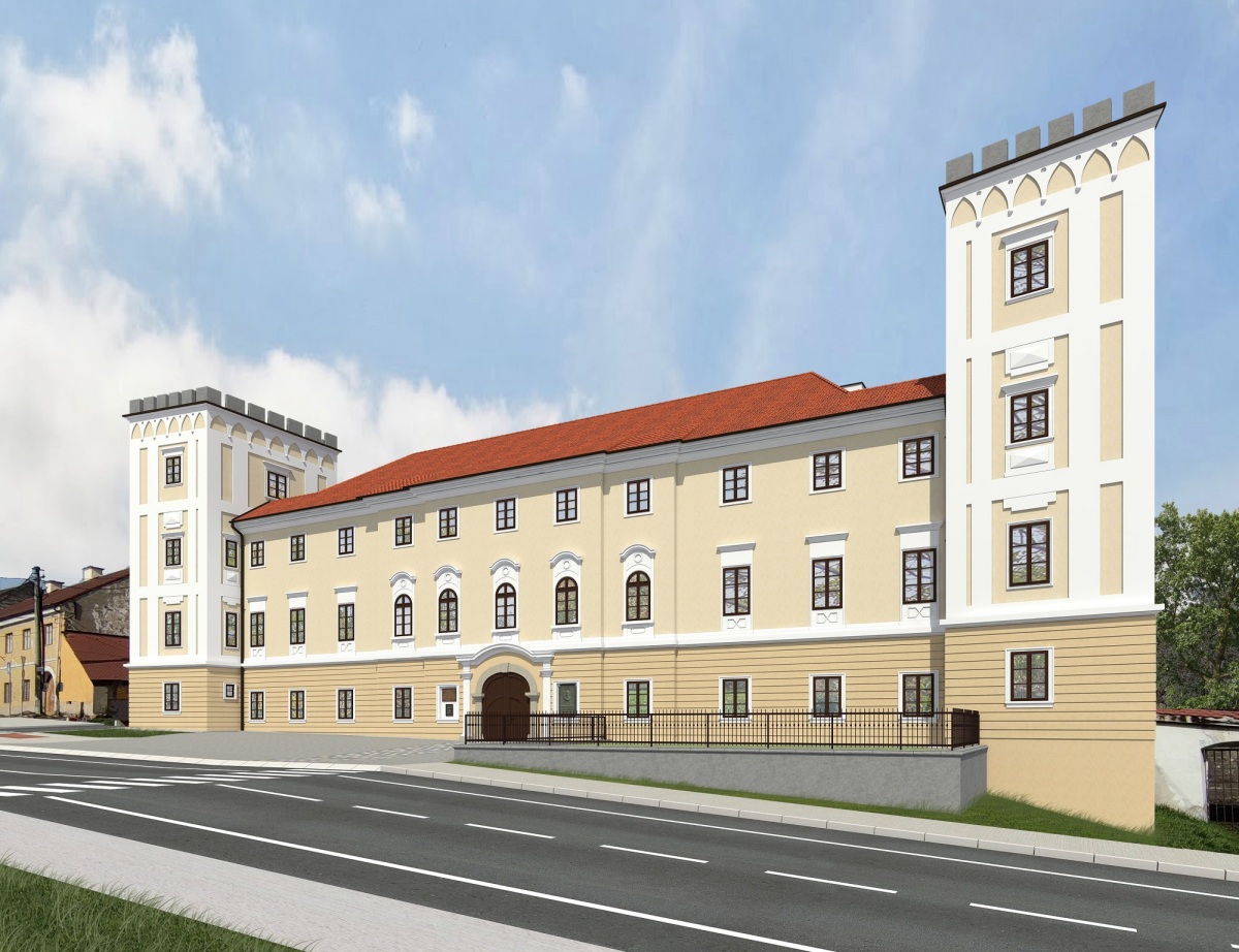 kaštieľ, Žiar nad Hronom, vizualizácia