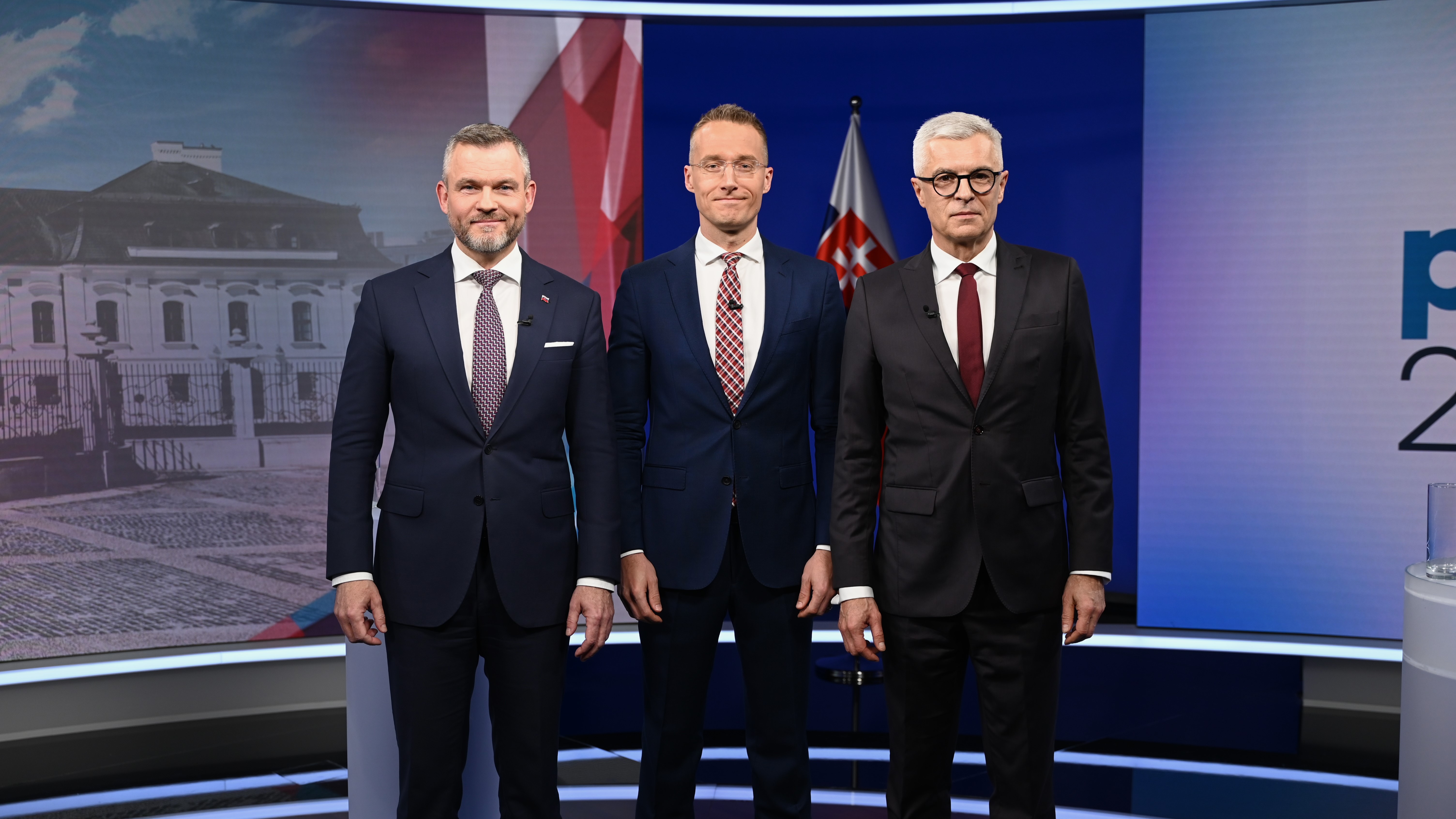 Prezident 2024: Predvolebná diskusia Pellegrini vs. Korčok.