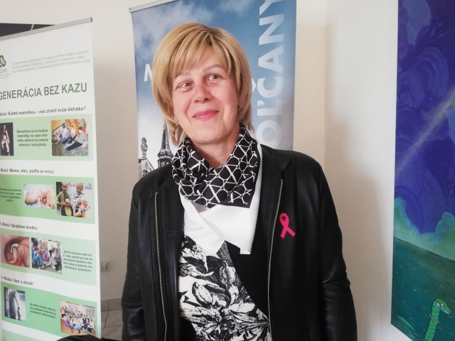 Ľubomíra Adamčiová, pacientka