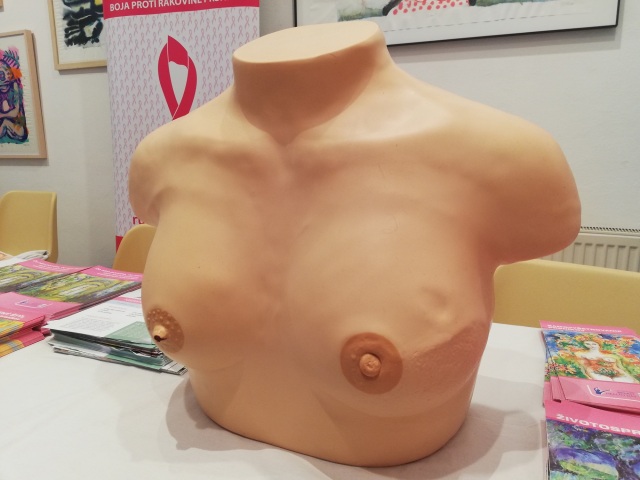 model, vonkajšie príznaky, rakovina prsníka