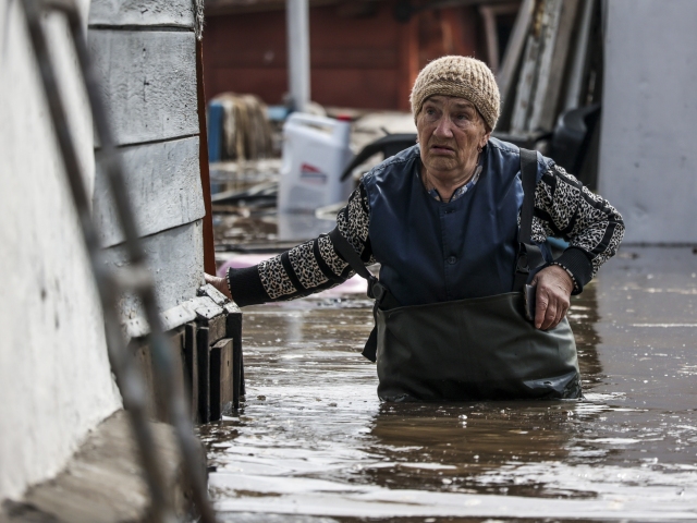 Kazachstan Rusko záplavy Orenburg