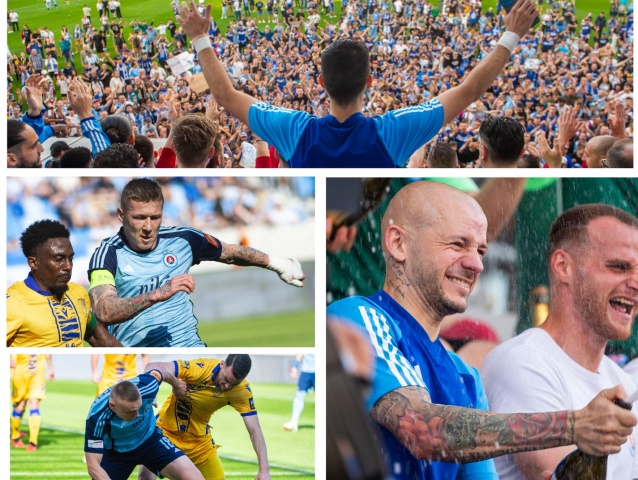 00. Slovan oslavy titul 2024 Tehelné pole